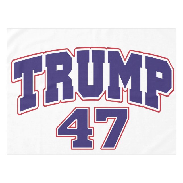 Donald Trump 47 Tischdecke (Vorderseite (Horizontal))