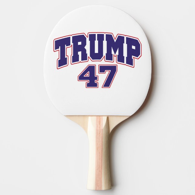 Donald Trump 47 Tischtennis Schläger (Vorderseite)