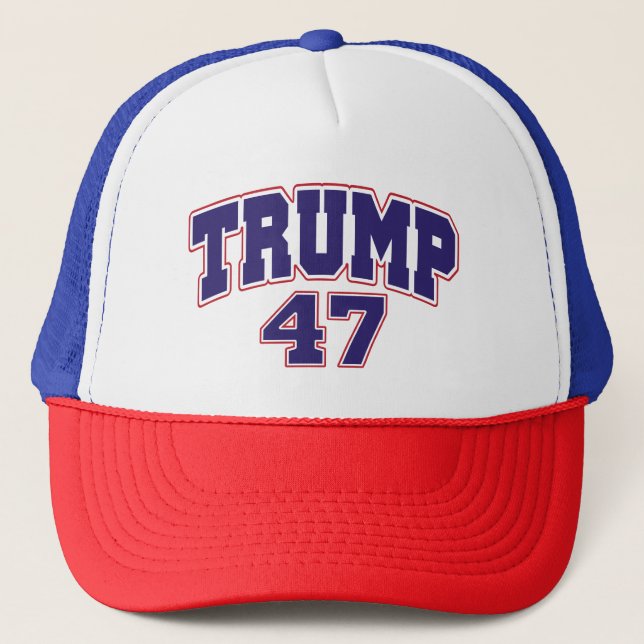 Donald Trump 47 Truckerkappe (Vorderseite)