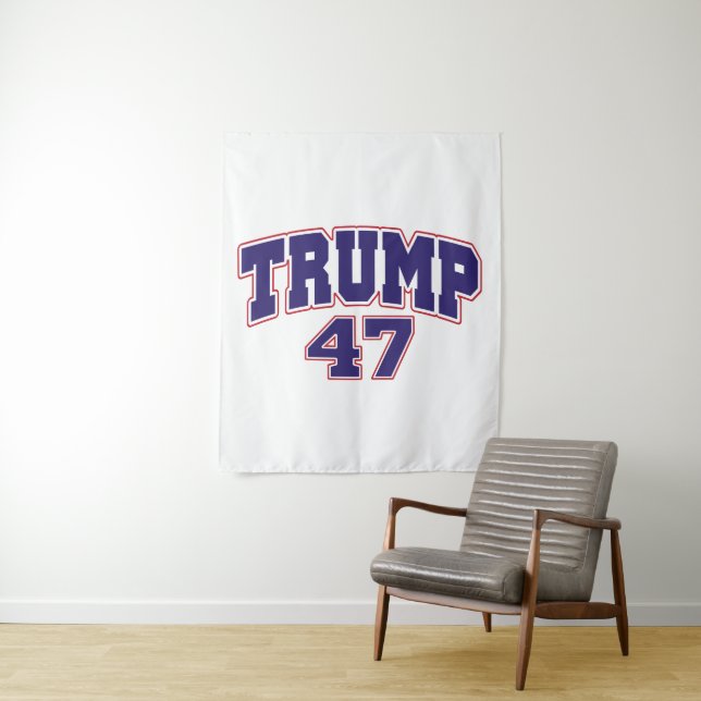Donald Trump 47 Wandteppich (Beispiel)