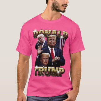 Donald Trump 90er Vintage Bootleg Design T-Shirt