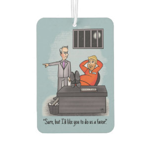 Donald Trump Air Freshener Autolufterfrischer
