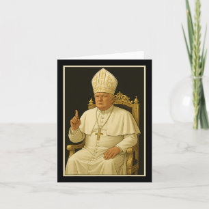 Donald Trump als Papst Vatikan Meme 1 Karte