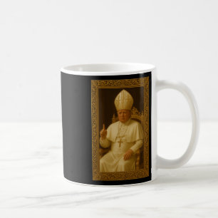 Donald Trump als Papst Vatikan Meme Kaffeetasse