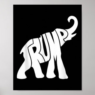 Donald Trump als republikanisches Shirt für Unters Poster