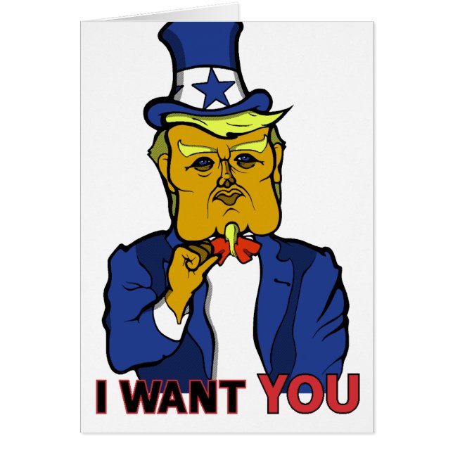 Donald Trump als Uncle Sam (Vorne)