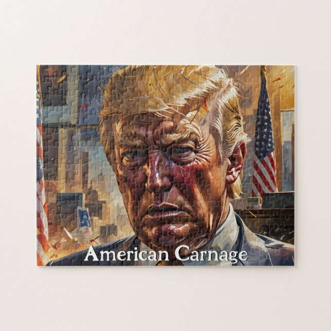 Donald Trump American Carnage Puzzle (Horizontal)