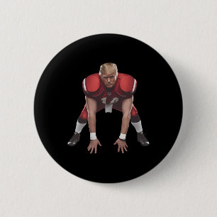 Donald Trump American Footbyll Präsident 2024 Elec Button