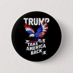 Donald Trump Amerika Politisch Gerechtigkeit Wahl  Button