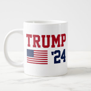 Donald Trump - Amerikanische Flagge 2024 Jumbo-Tasse