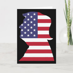 Donald Trump Amerikanische Flagge Präsident Republ Karte