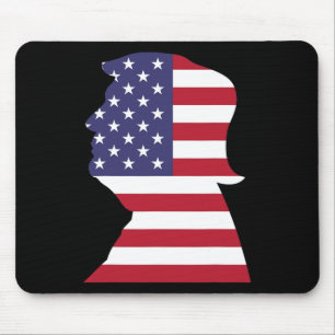Donald Trump Amerikanische Flagge Präsident Republ Mousepad