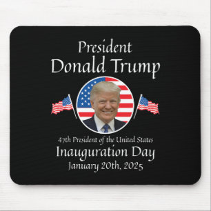 Donald Trump Amtseinführungstag 2025 47. Präsident Mousepad