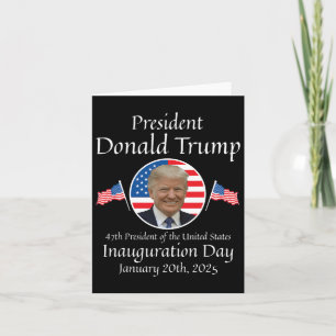 Donald Trump Amtseinführungstag 2025 47. Usa Präsi Karte