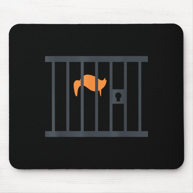 Donald Trump Anklage Anti-Trump hinter Gittern Don Mousepad (Vorne)