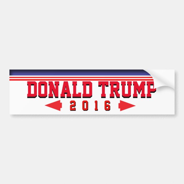 Donald Trump Autoaufkleber (Vorne)