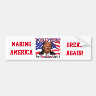 Donald Trump Autoaufkleber