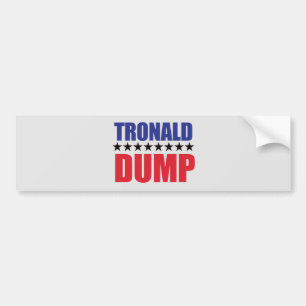 Donald Trump - Autoaufkleber der Tronald Dump