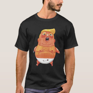 Donald Trump Baby in Windeln Ballon T Shirt