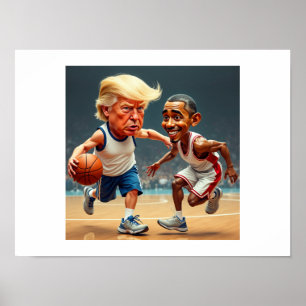 Donald Trump Barack Obama Poster