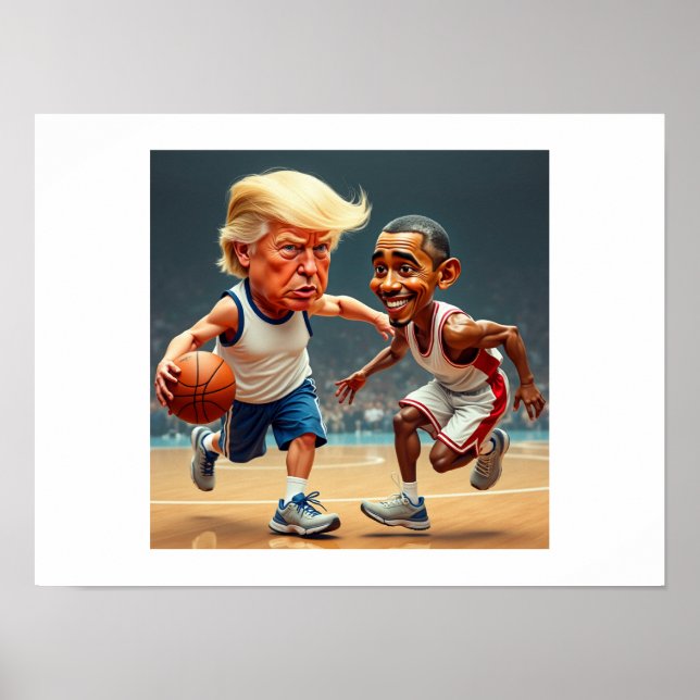 Donald Trump Barack Obama Poster (Vorne)