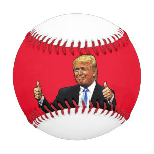 DONALD TRUMP BASEBALL THUMUP