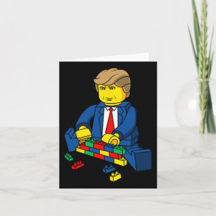 Donald Trump baut eine Mauer T Karte