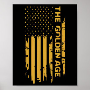 Donald Trump beginnt das goldene Zeitalter Amerika Poster