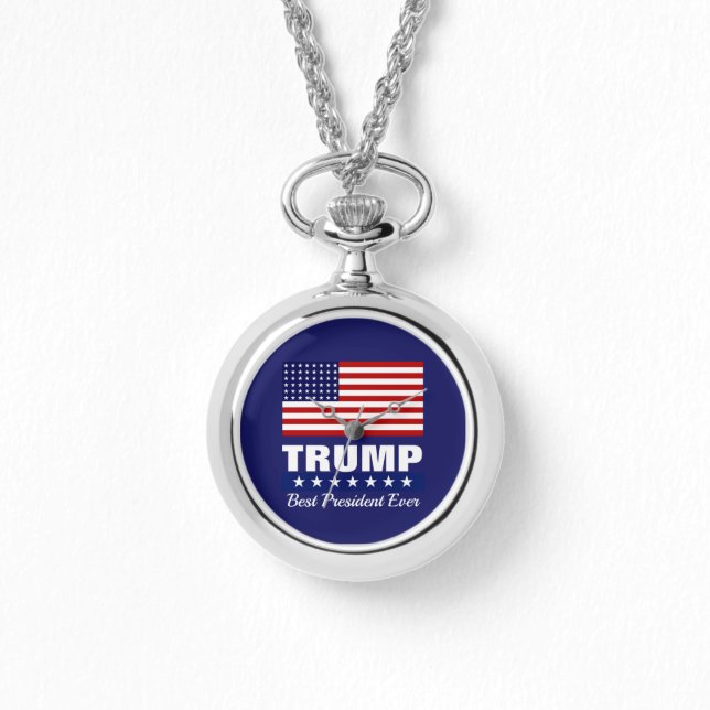 DONALD TRUMP BEST PRESIDENT EVER NECKLACE WATCH ARMBANDUHR (Vorderseite)
