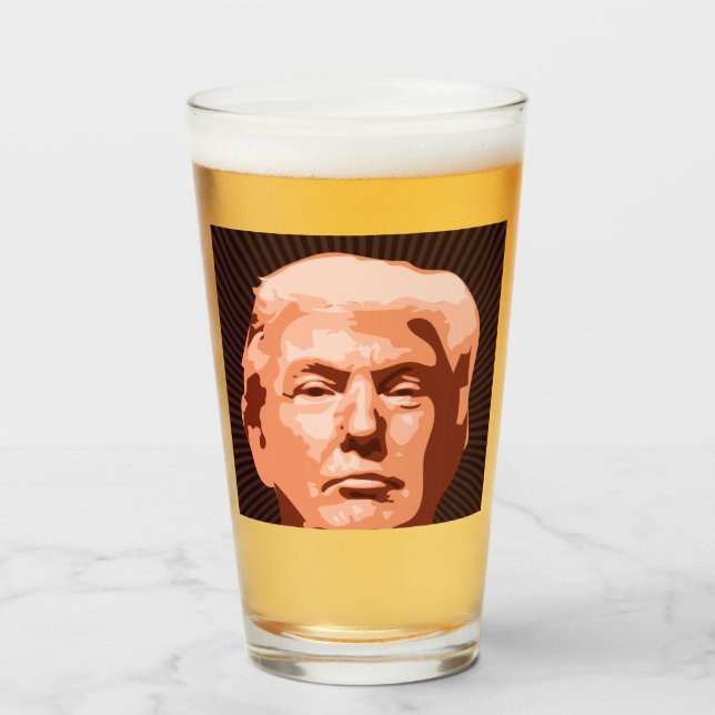 DONALD TRUMP BIER TUMBLER FÜR VATER (Vorne (Gefüllt))