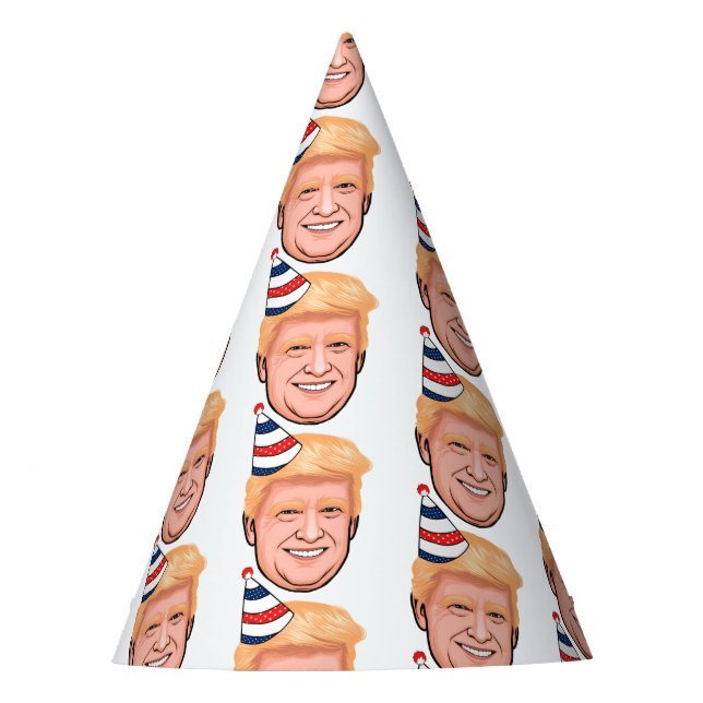 DONALD TRUMP BIRTHDAY PARTYHÜTCHEN (Vorderseite)