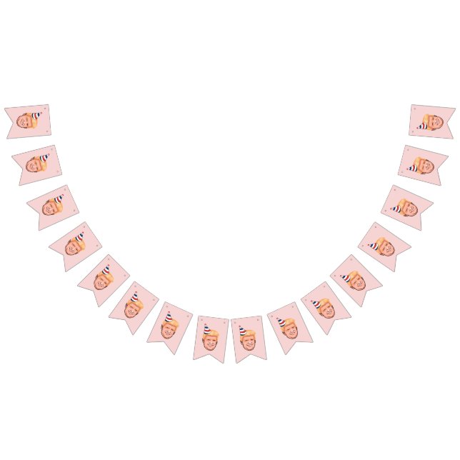 DONALD TRUMP BIRTHDAY WIMPELKETTE (Alle)