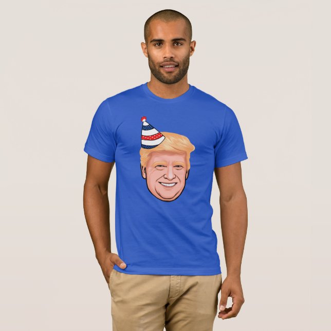 DONALD TRUMP BIRTHTAG T-Shirt (Vorne ganz)
