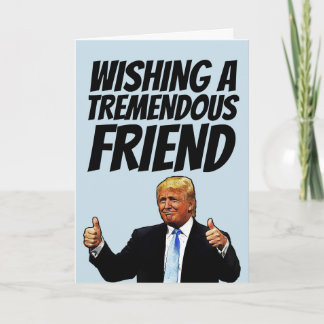 DONALD TRUMP BITHDAY GREETING GREETING CARD FEIERTAGSKARTE