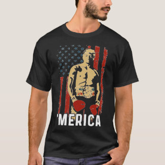 Donald Trump Boxing Merica Classic T-Shirt