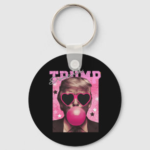 Donald Trump Bubble Gum Pinke Sonnenbrille  Schlüsselanhänger