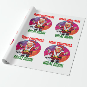 DONALD TRUMP - BUCHSTABE GESCHENKPAPIER