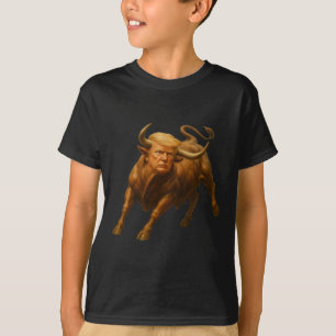 Donald Trump Bull-Shirt - Wild mit Präsident Trump T-Shirt