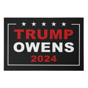Donald Trump & Candace Owens 2024 USA Wahl Künstlicher Leinwanddruck