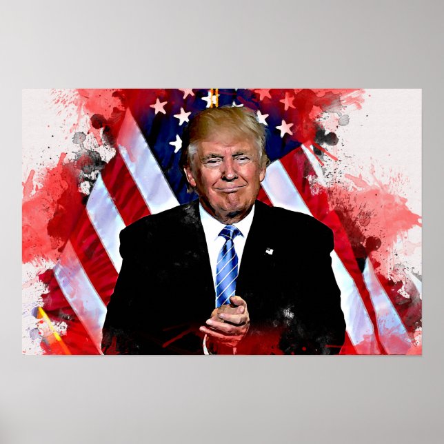 Donald Trump Celebration Poster (Vorne)