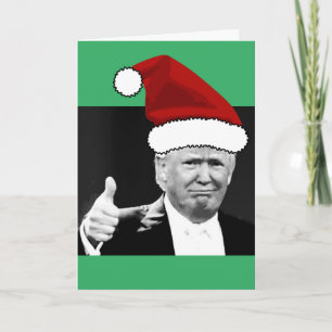 DONALD TRUMP CHRISTMAS CARDS FEIERTAGSKARTE