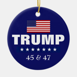 DONALD TRUMP CHRISTMAS ORNANAS KERAMIK ORNAMENT