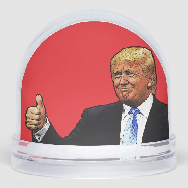 DONALD TRUMP CHRISTMAS SNOW GLOBE SCHNEEKUGELN (Vorderseite)