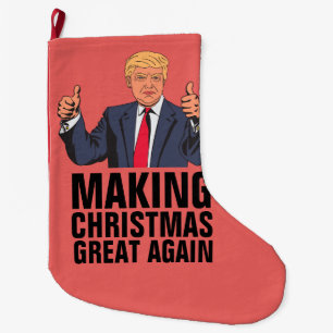 DONALD TRUMP CHRISTMAS STRUMPF, Funny Großer Weihnachtsstrumpf