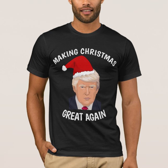 DONALD TRUMP CHRISTMAS T - Shirt (Vorderseite)