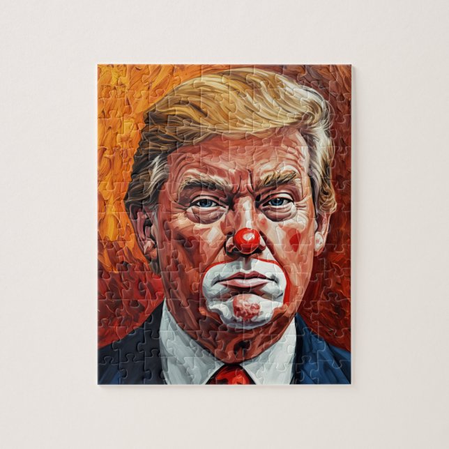 Donald Trump Clown Funny Puzzle (Vertikal)