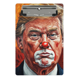 Donald Trump Clown Mini Klemmbrett