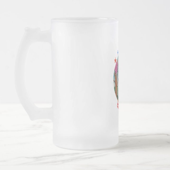 DONALD TRUMP- DADDY-ZUHAUSE MATTGLAS BIERGLAS (Links)