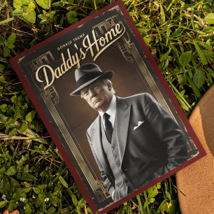 Donald Trump Daddys Zuhause Funny Christmas MAGA Postkarte