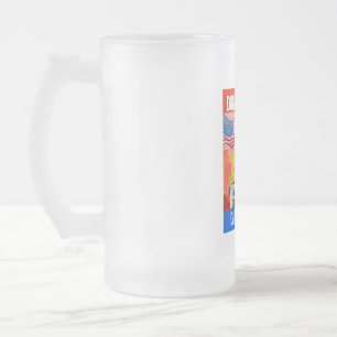 DONALD TRUMP - DADDYS ZUHAUSE MATTGLAS BIERGLAS